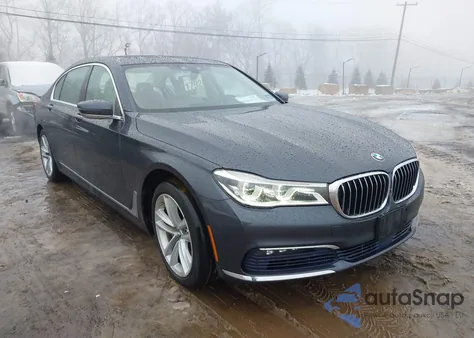 2016 BMW 750I xDrive from USA, damaged, VIN WBA7F2C51GG420333